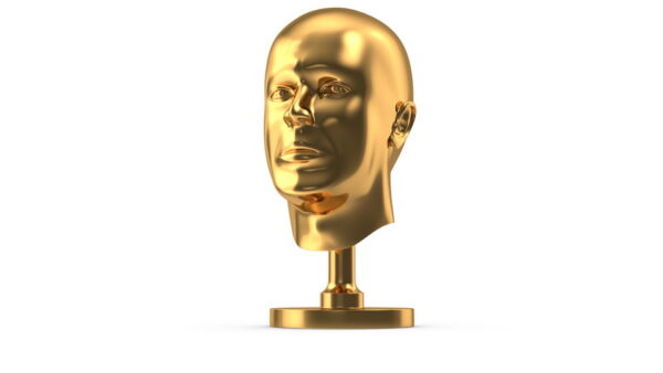 Golden Head Statue_render_color 0000