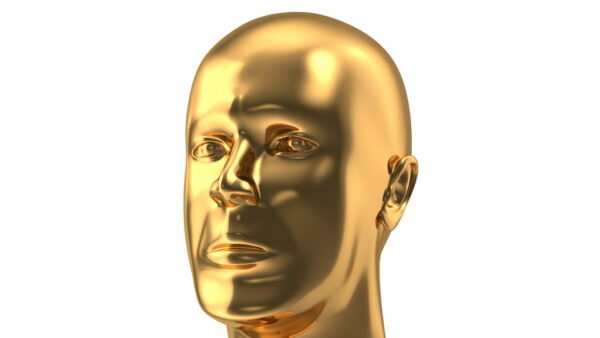 Golden Head Statue_render_color 0001
