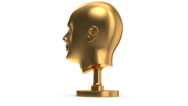 Golden Head Statue_render_color 0004