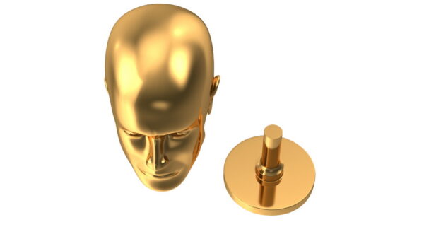 Golden Head Statue_render_color 0008